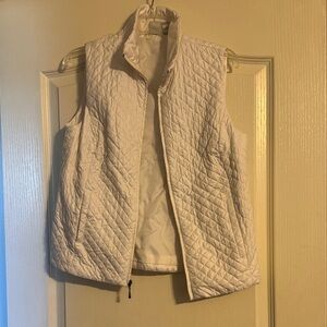 Mountain Lake Quilted Cream Vest